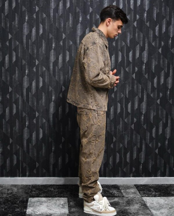 Coordinato jeans sabbiato - immagine 3