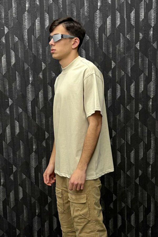 T shirt beige - immagine 3