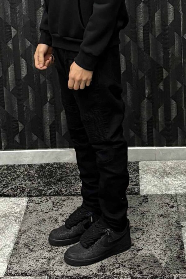 Jeans Biker nero