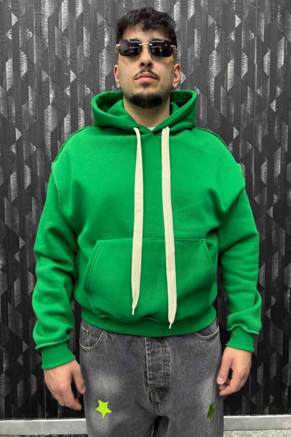 Felpa box Fit con laccio