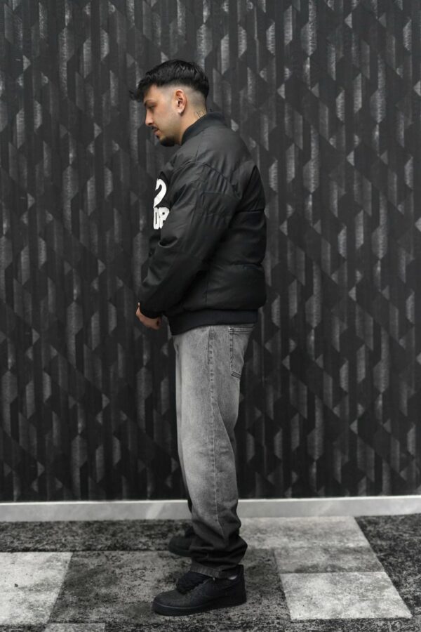 Bomber foderato con logo - immagine 2