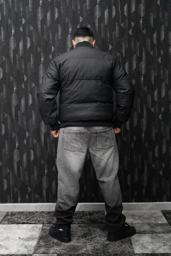 Bomber foderato con logo - immagine 3