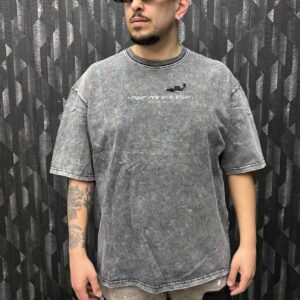 T shirt marmorizzata grigia